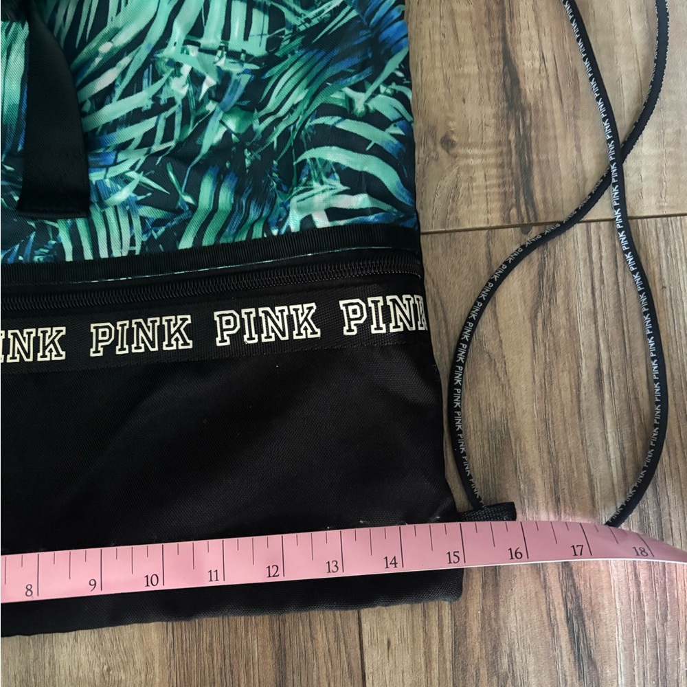 VS Pink Drawstring Backpack - Picture 3 of 6
